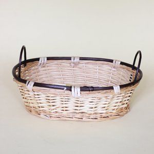Natural Woven Basket with Handles